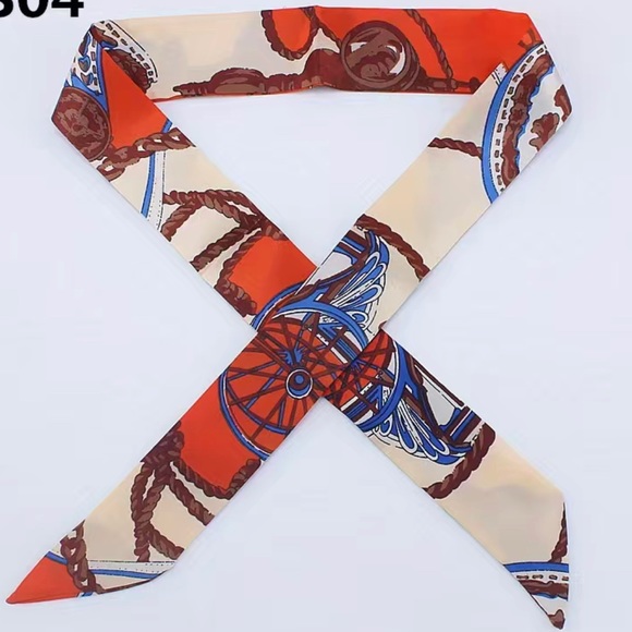 Skinny scarf/wrist wrap/hair tie - Picture 2 of 13